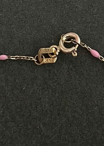 Atasay Pembe Kelebek Kolye - Görsel 3