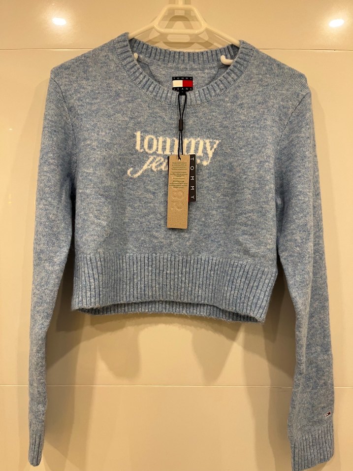Tommy Hilfiger Crop Kazak - Görsel 4