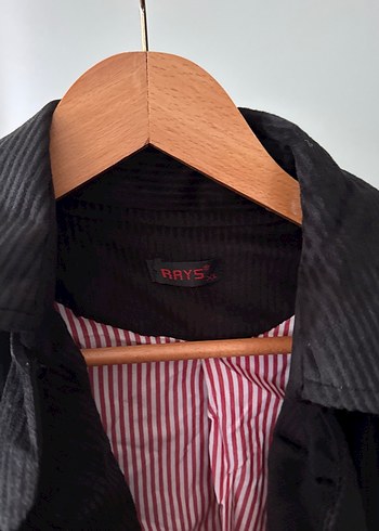 Siyah Süet Kadın Trençkot Uzun Kollu - Görsel 4