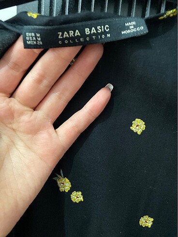 s Beden siyah Renk Zara bluz