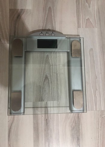 Dijital Cam Banyo Tartısı Gri
