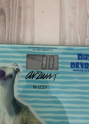Arzum Buz Devri Temalı Dijital Baskül
