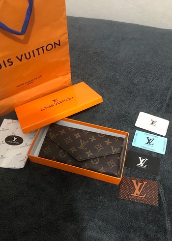 Kahverengi Desenli Louis Vuitton Deri Cüzdan