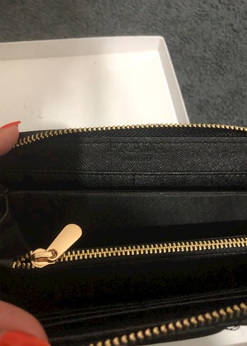 Prada Prada Siyah Deri Kadın Cüzdanı
