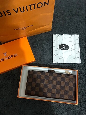 Beden kahverengi Renk Louis vuitton cüzdan