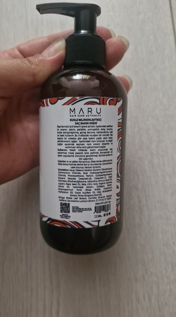 MARU P9 Saç Bakım Kremi 250ml - Görsel 2