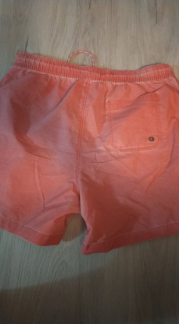 Pembe Bağcıklı Erkek Mini Mayo Şort - Görsel 4