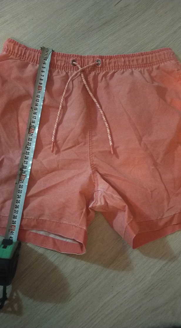 Pembe Bağcıklı Erkek Mini Mayo Şort - Görsel 2