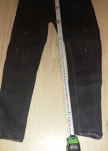 Siyah Slim Fit Denim Erkek Jean