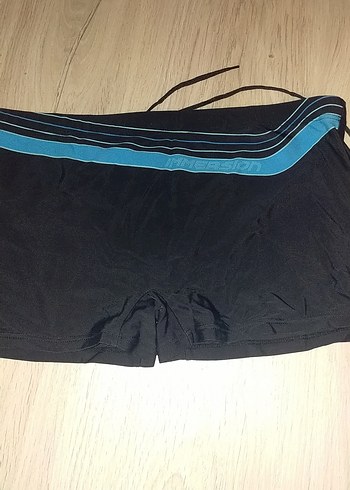 Erkek Siyah Mini Spor Şort Mayo