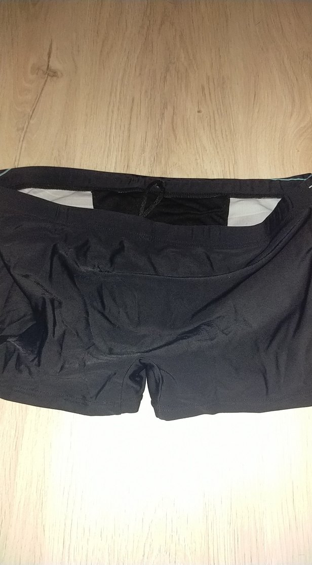 Erkek Siyah Mini Spor Şort Mayo - Görsel 2