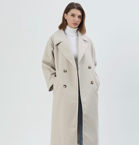 l Beden gri Renk COS Oversize Kaban
