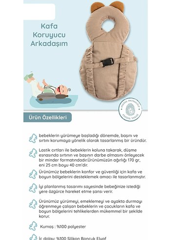 Bebek kafa koruyucu arkadaşım - Görsel 4
