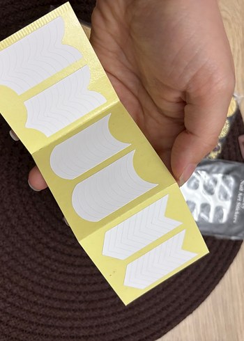 3 lü törpü set,tırnak stickers,şekilli band - Görsel 4