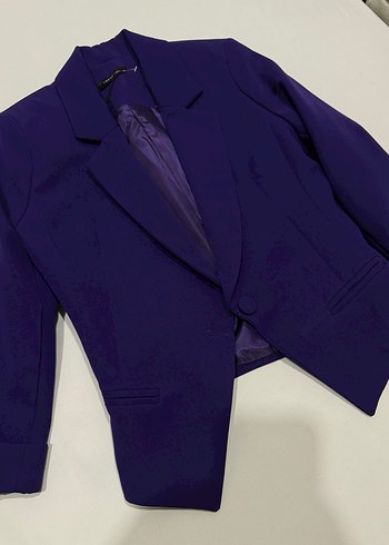 Mor Blazer - Görsel 2
