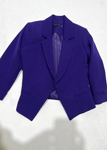 Mor Blazer - Görsel 3