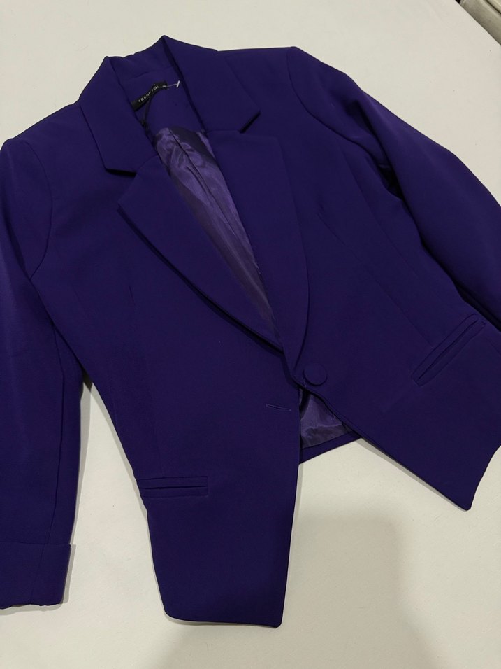 Mor Blazer - Görsel 2
