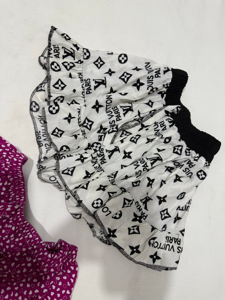 Renkli Mini Etek, Volanlı, Salaş Kesim - Görsel 3