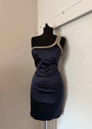 American Vintage Vintage Lacivert Elbise