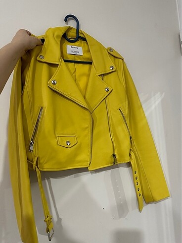 Bershka biker deri ceket