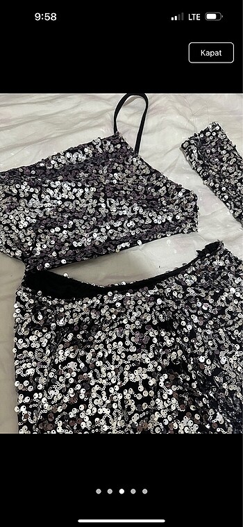xs Beden Pullu mini elbise
