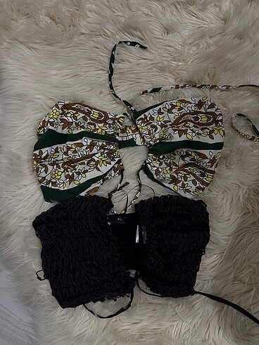 Bikini üstü crop