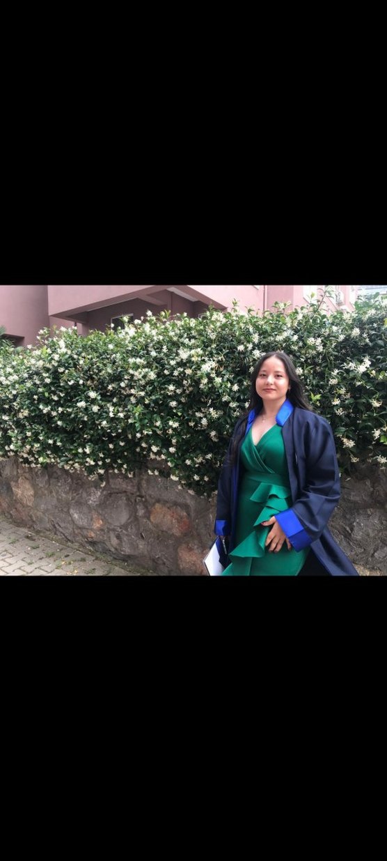 Drapeli Yeşil Uzun Abiye Elbise - Görsel 2