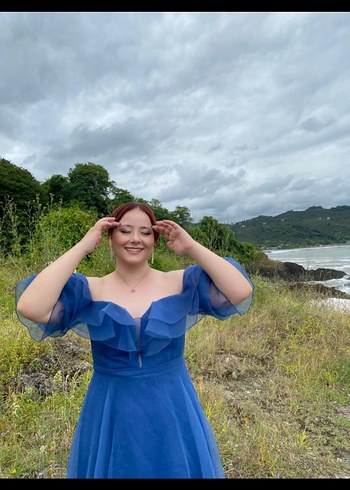 Mavi abiye - Görsel 2