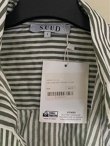 Suud Collection Suud etiketli uzun gömlek