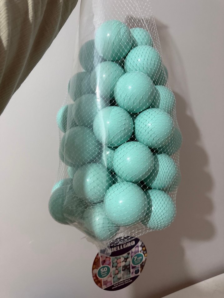 Wellgro Pastel Turkuaz Oyun Topları - Görsel 2