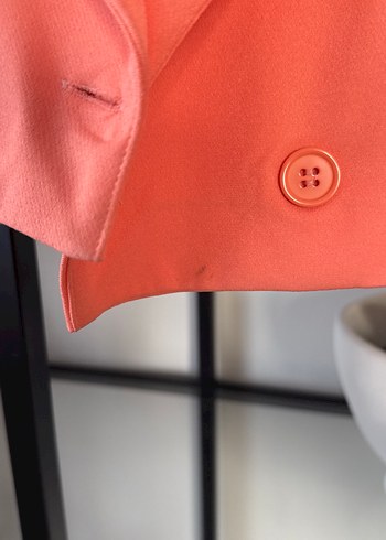 Pembe Mini Kadın Blazer Ceket - Görsel 3