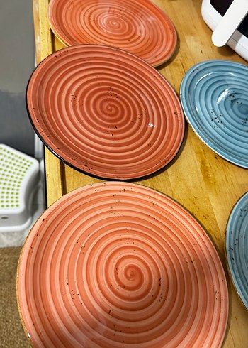 Renkli Yuvarlak Tabaklar - Görsel 3