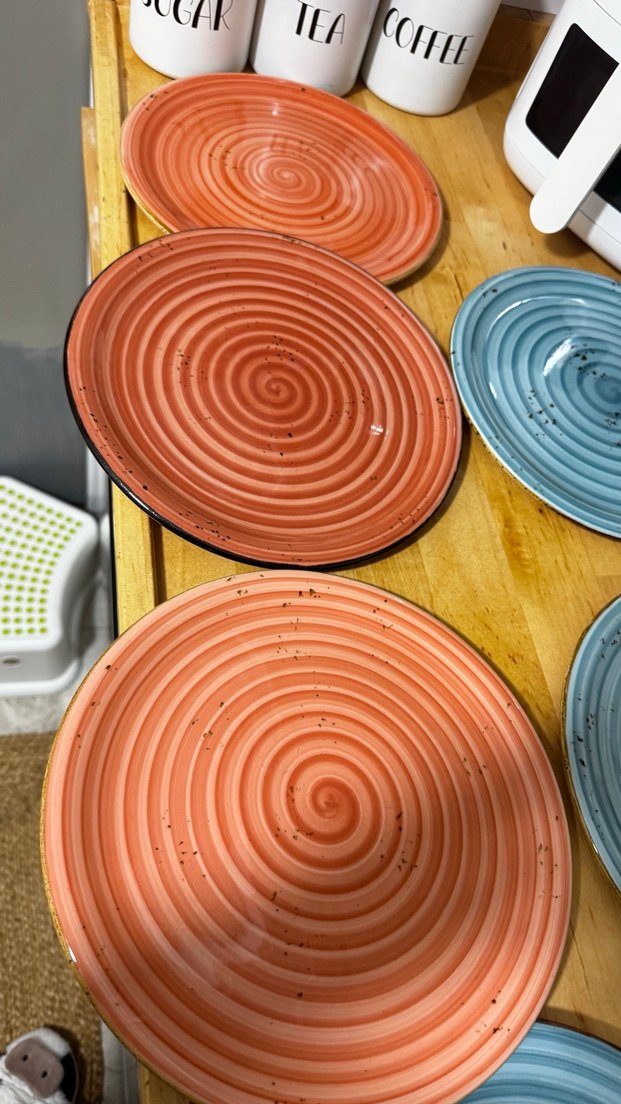 Renkli Yuvarlak Tabaklar - Görsel 3