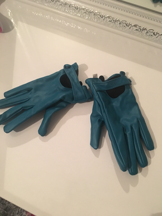 Diğer eldiven mavi