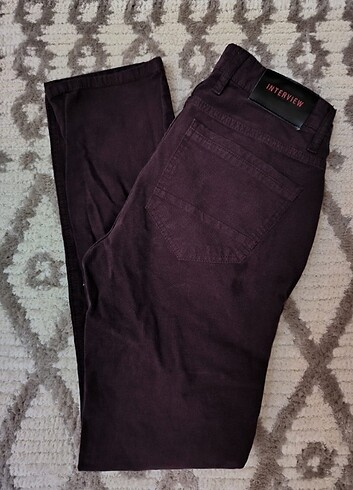 Sarar bordo pantolon 