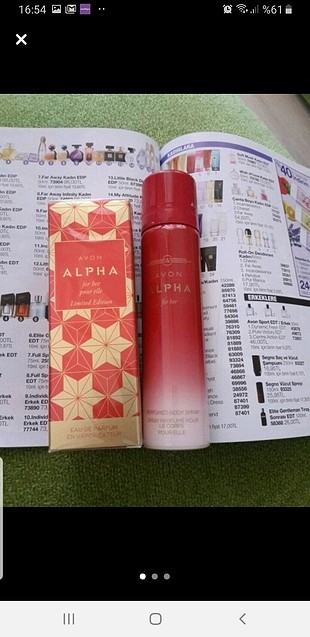 Avon alpha 30 ml ve sprey birlikte