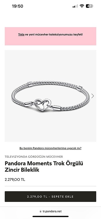 Pandora Pandora bileklik