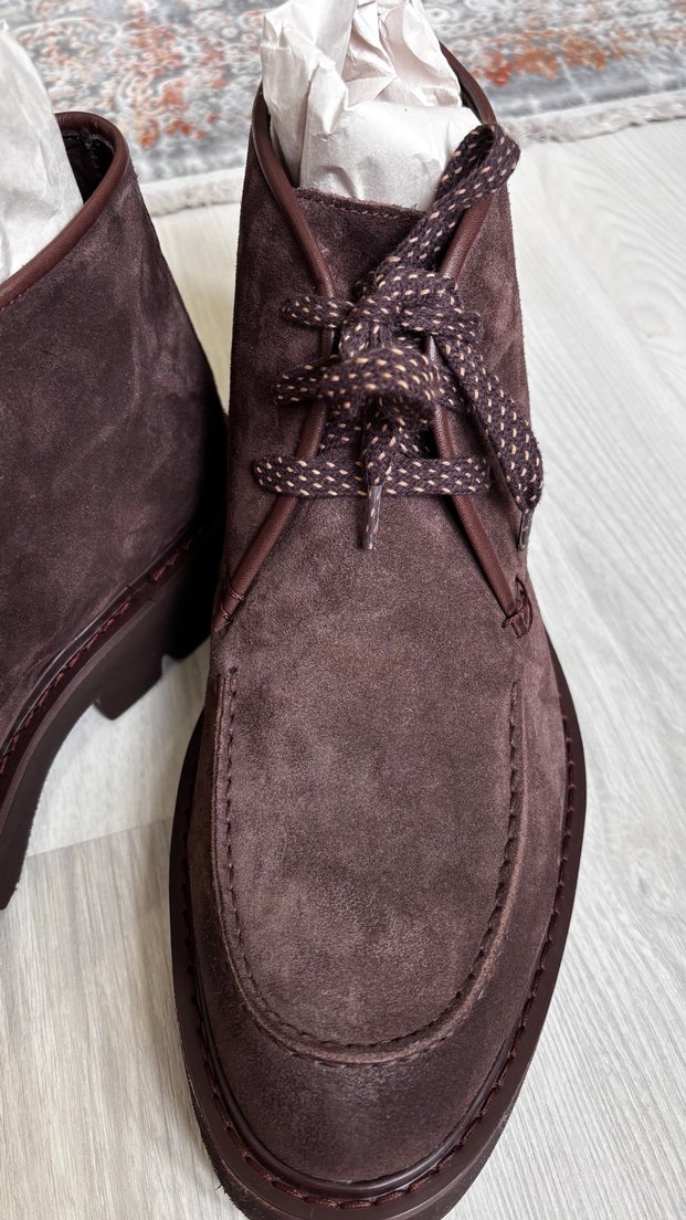 Kahverengi Süet Erkek Bot - Görsel 5