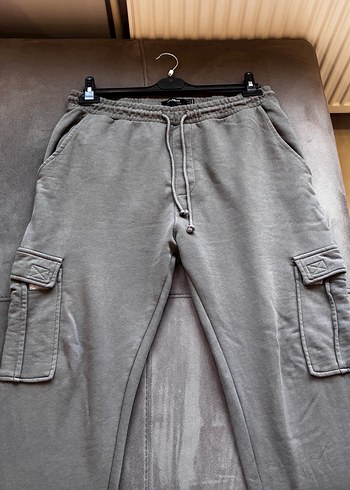 Gri Rahat Kesim Erkek Eşofman - Görsel 4