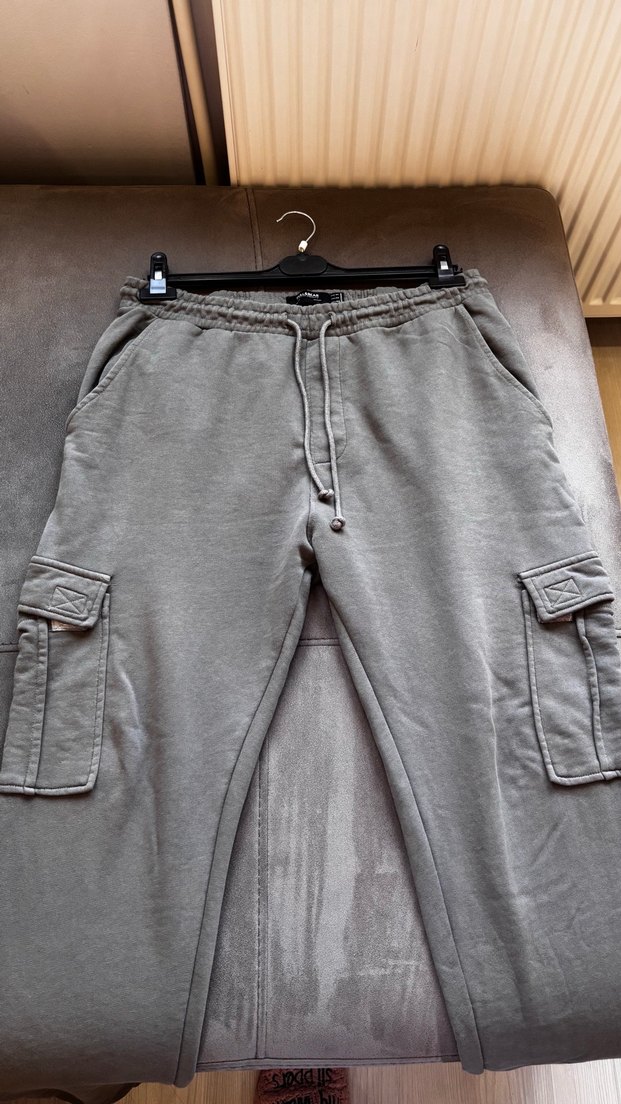 Gri Rahat Kesim Erkek Eşofman - Görsel 4