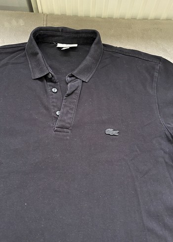 Lacoste Siyah Kısa Kollu Polo Tişört - Görsel 6