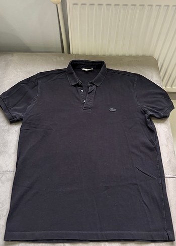 Lacoste Siyah Kısa Kollu Polo Tişört - Görsel 2