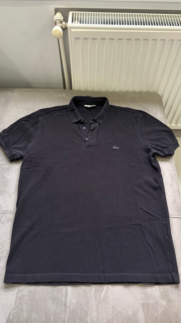 Lacoste Siyah Kısa Kollu Polo Tişört - Görsel 2