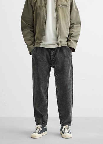 Fitilli Zara pantolon açık renkli satıldı - Görsel 15