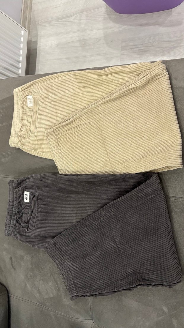 Fitilli Zara pantolon açık renkli satıldı - Görsel 4