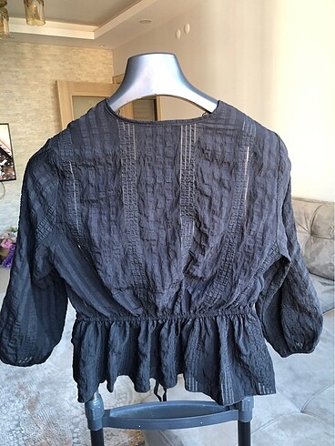 Zara Zara dantel detaylı bluz
