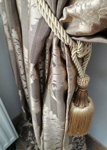 Kahverengi vizon Desenli Perde - Görsel 10