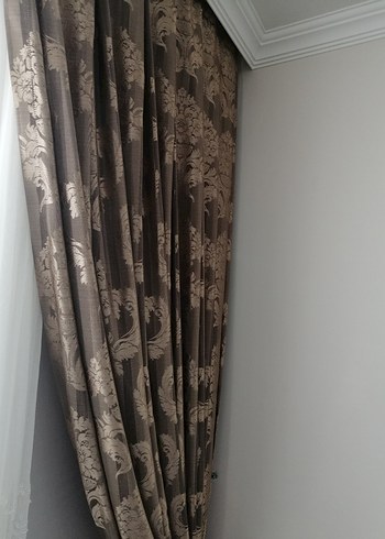 Kahverengi vizon Desenli Perde - Görsel 4