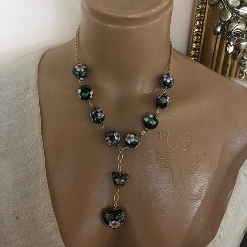 Cloisonne kolye