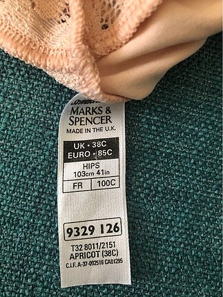 40 Beden ten rengi Renk Marks&Spencer bodysuit